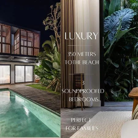 New Luxe 3Br Beach Villa I Soundproof I Kids Stay Free I Huge Parking I 7 M Pool